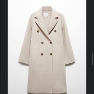 Mango oversized Wool Blend Coat